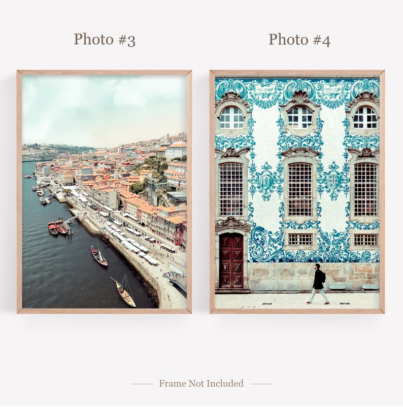 Portugal Prints Set of 6, Portugal Photo Poster, Portugal Photography, Portugal Wall Art, Portugal Map, Portugal image 7