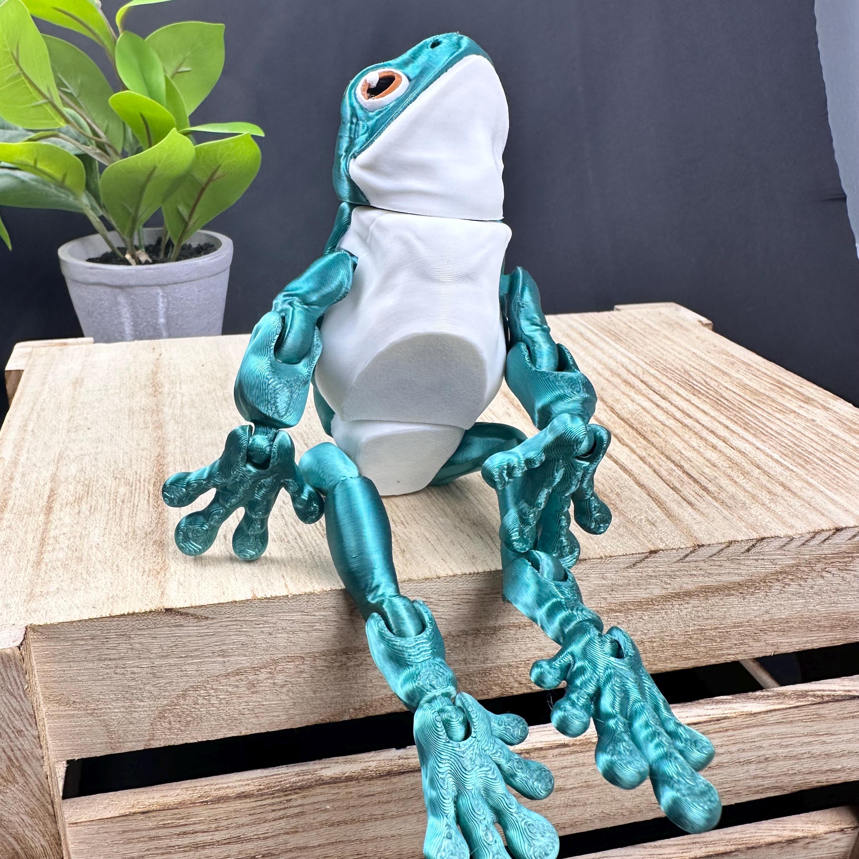 3D Printed Dumpy Tree Frog Figurine - Realistic - Etsy