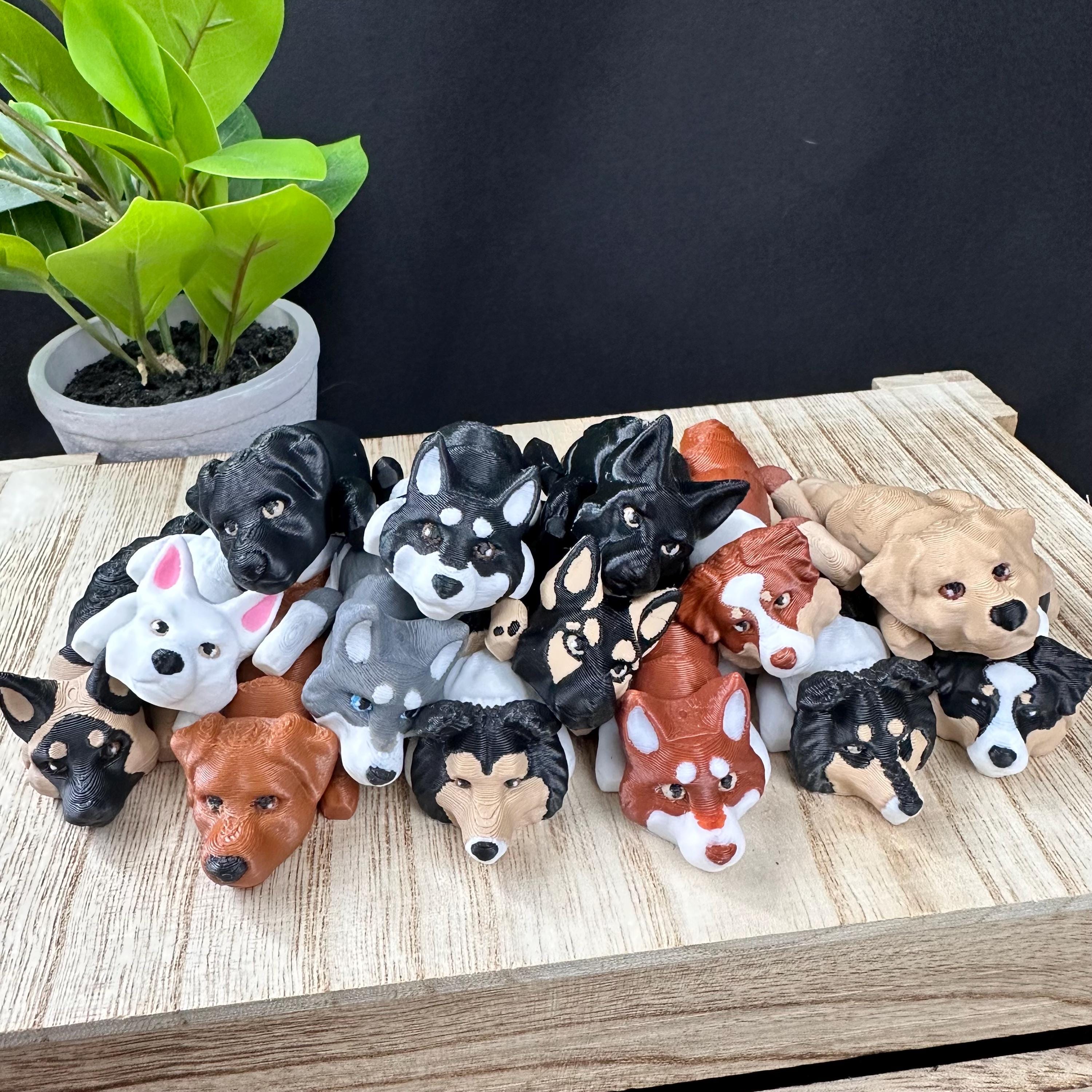 3D Printed Dog Breed Keychain – Fidget Toy, Display Item - Etsy