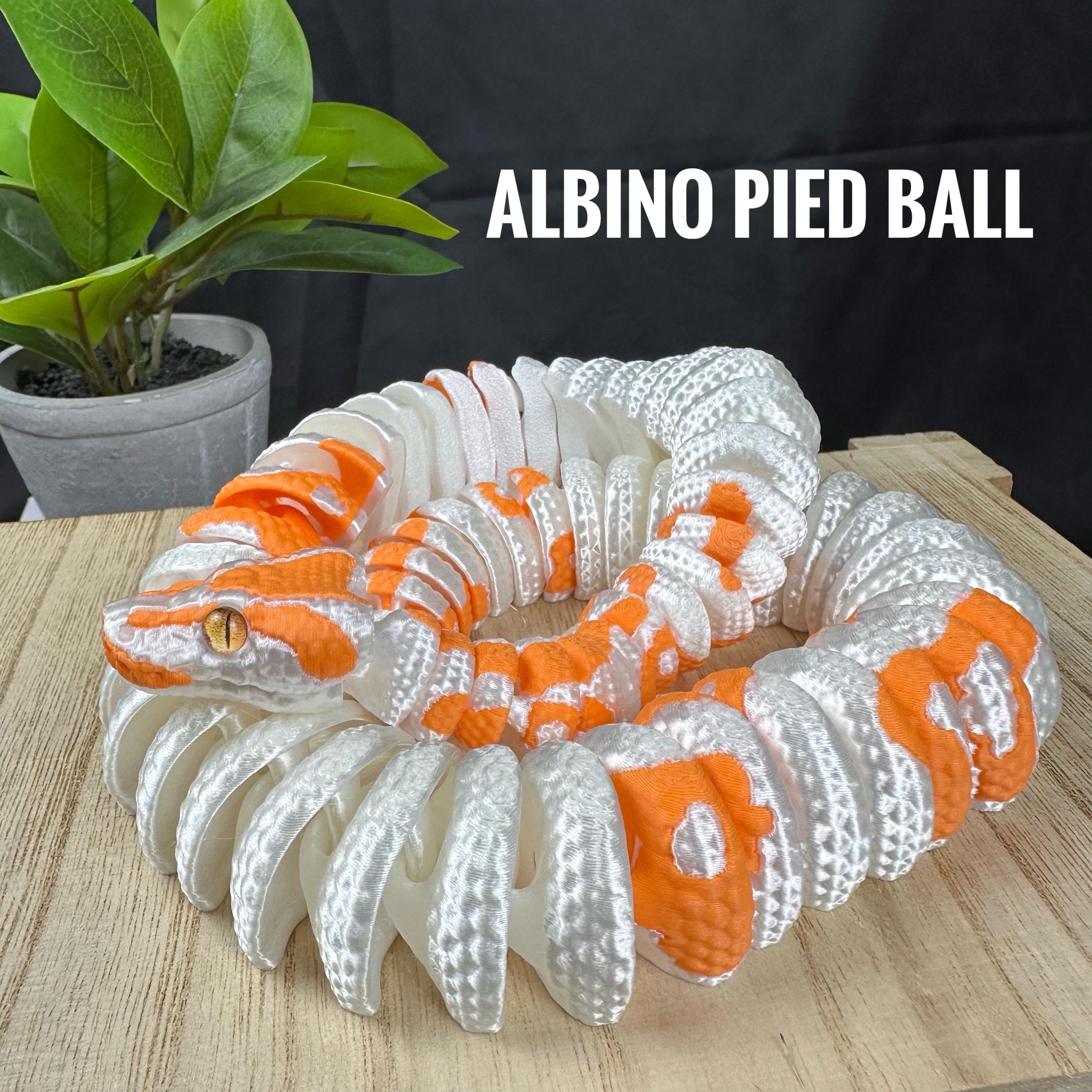 3D Printed Ball Python - Articulated Realistic Snake Model (27.5 Inch ...