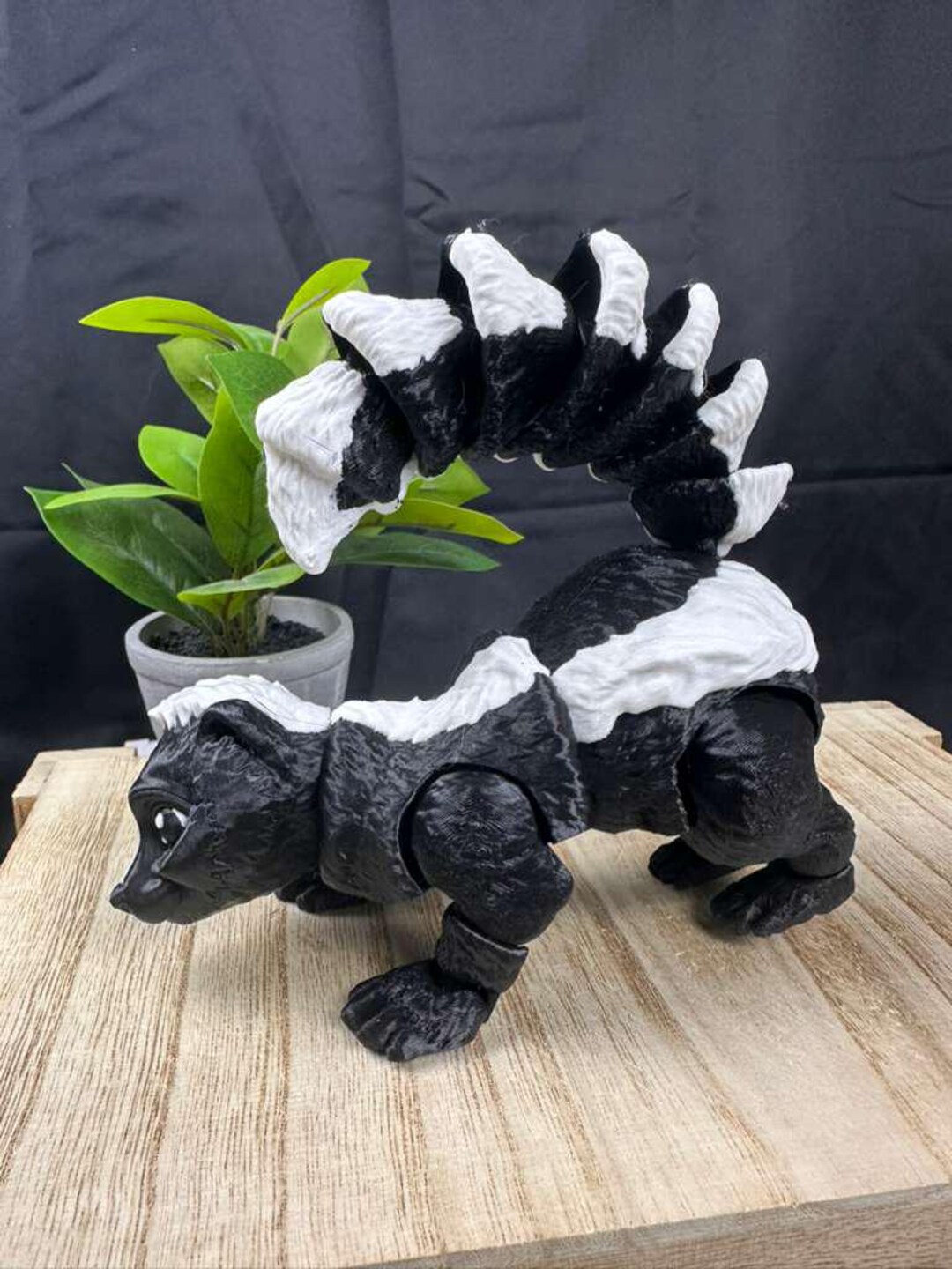 3D Printed Articulating Skunk - Flexi Skunk - Poseable and