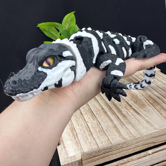 3D Printed Alligator – Articulating Figure With Opening Jaw