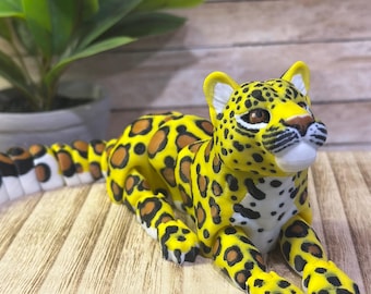 『 Yellow Leopard fam 』by Zuberi 60*60cm Yellow Leopard fam 』by Zuberi 60*60cm（Sheba' Leopard print