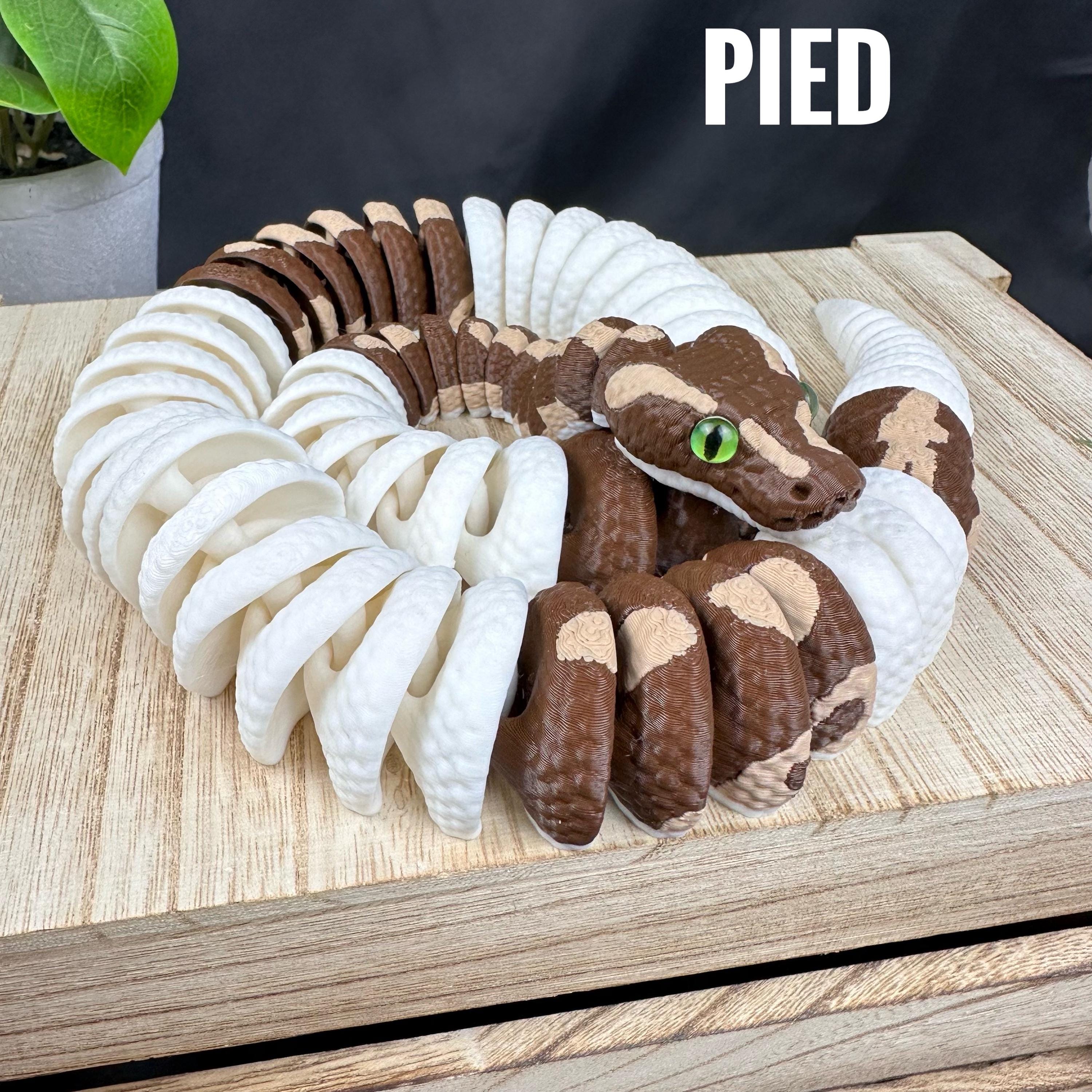 3D Printed Ball Python - Articulated Realistic Snake Model (27.5 Inch ...
