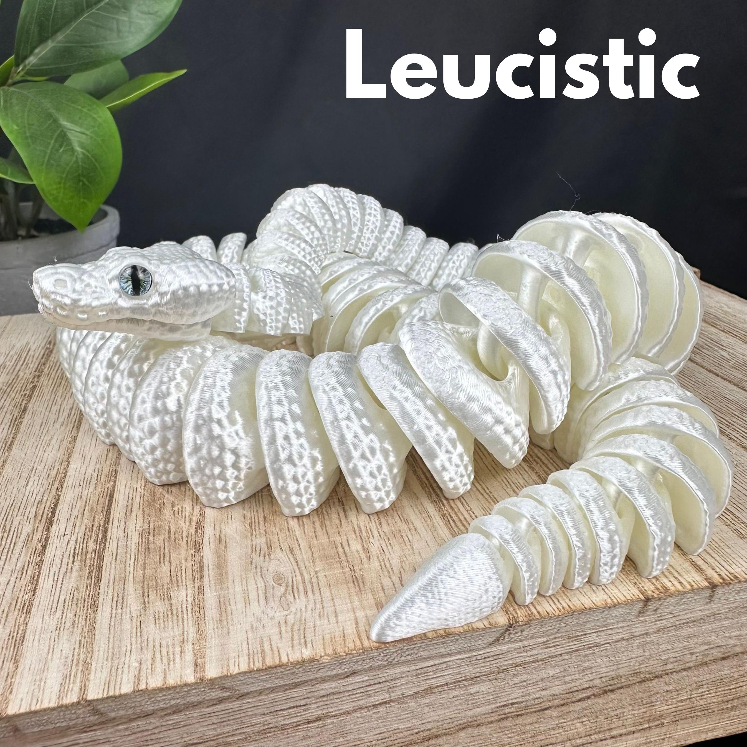 3D Printed Ball Python - Articulated Realistic Snake Model (27.5 Inch ...
