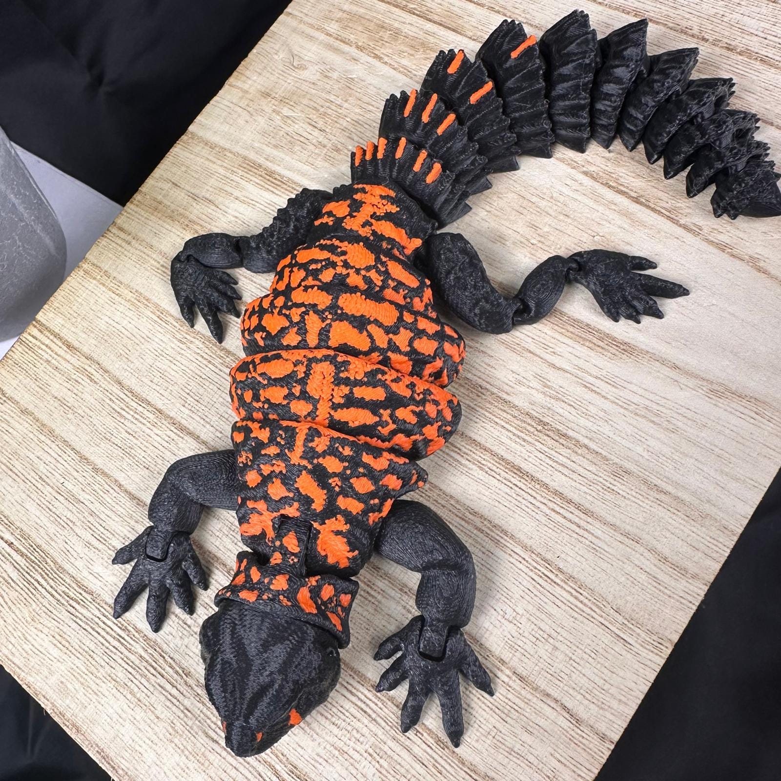 3D Printed Articulating Uromastyx: Flexi Lizard With Opening Mouth