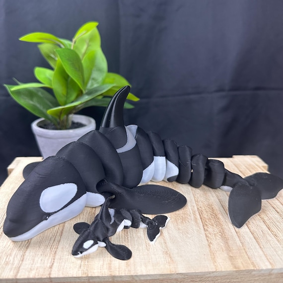 限定品 アデルフィ オルトモア18年 2000 リフィルシェリーカスク 3D Printed Articulating Orca - Flexi Killer Whale - Large +