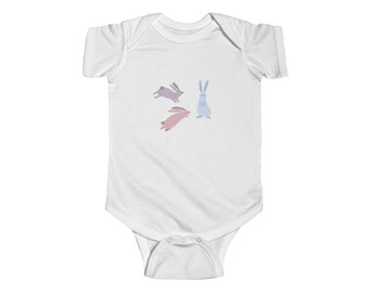 Easter Onesie - Bunny Playtime Infant Bodysuit NB (0-3mon)