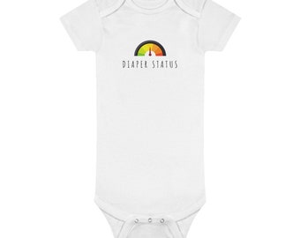 Funny Onesie | Diaper Status Infant Onesie