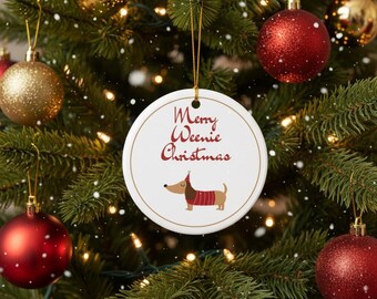 Dachshund Ornament, Dachshund Gifts, Dachshund Christmas Gift