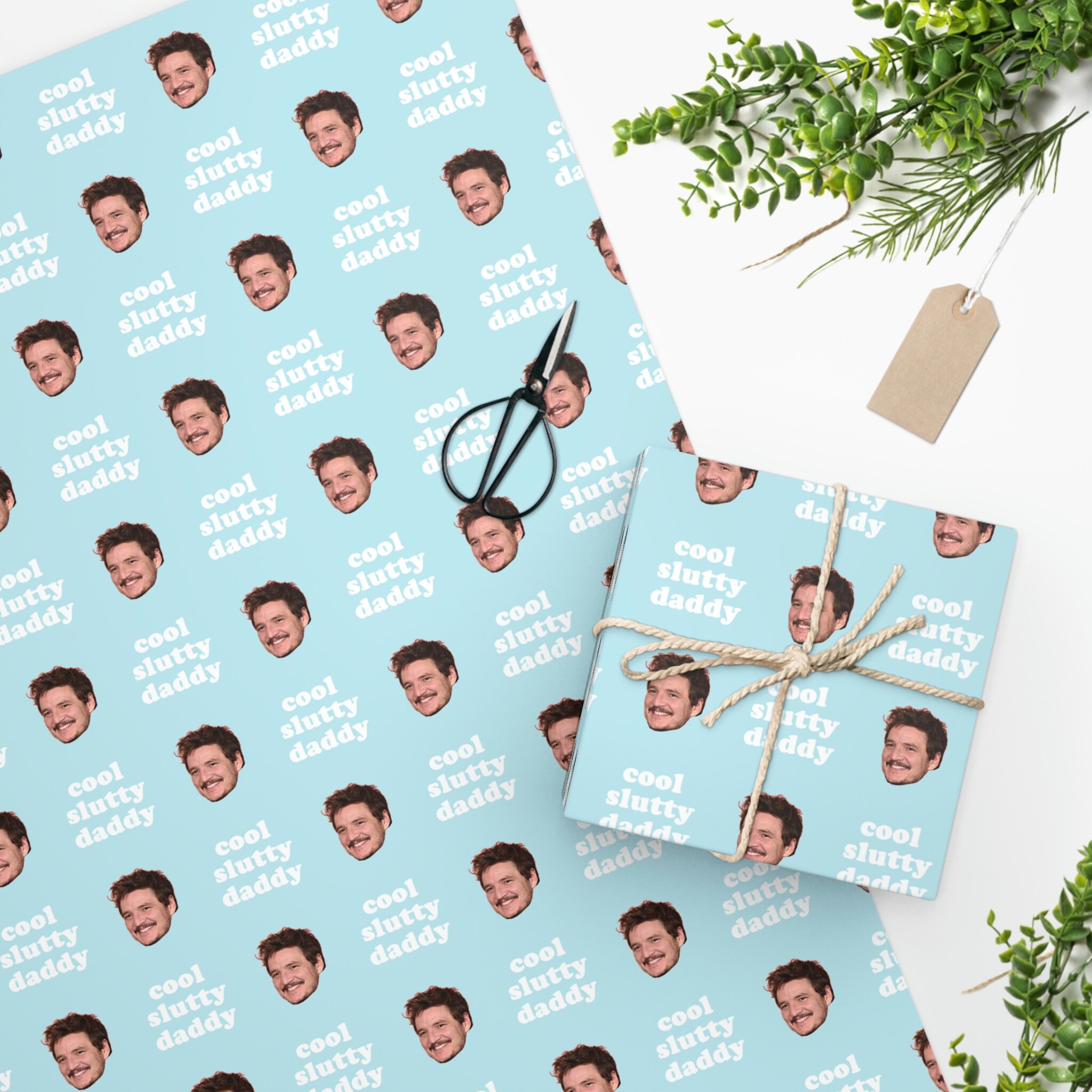 Daddy Wrapping Paper Fathers Day Gift Wrap Birthday Wrapping Paper