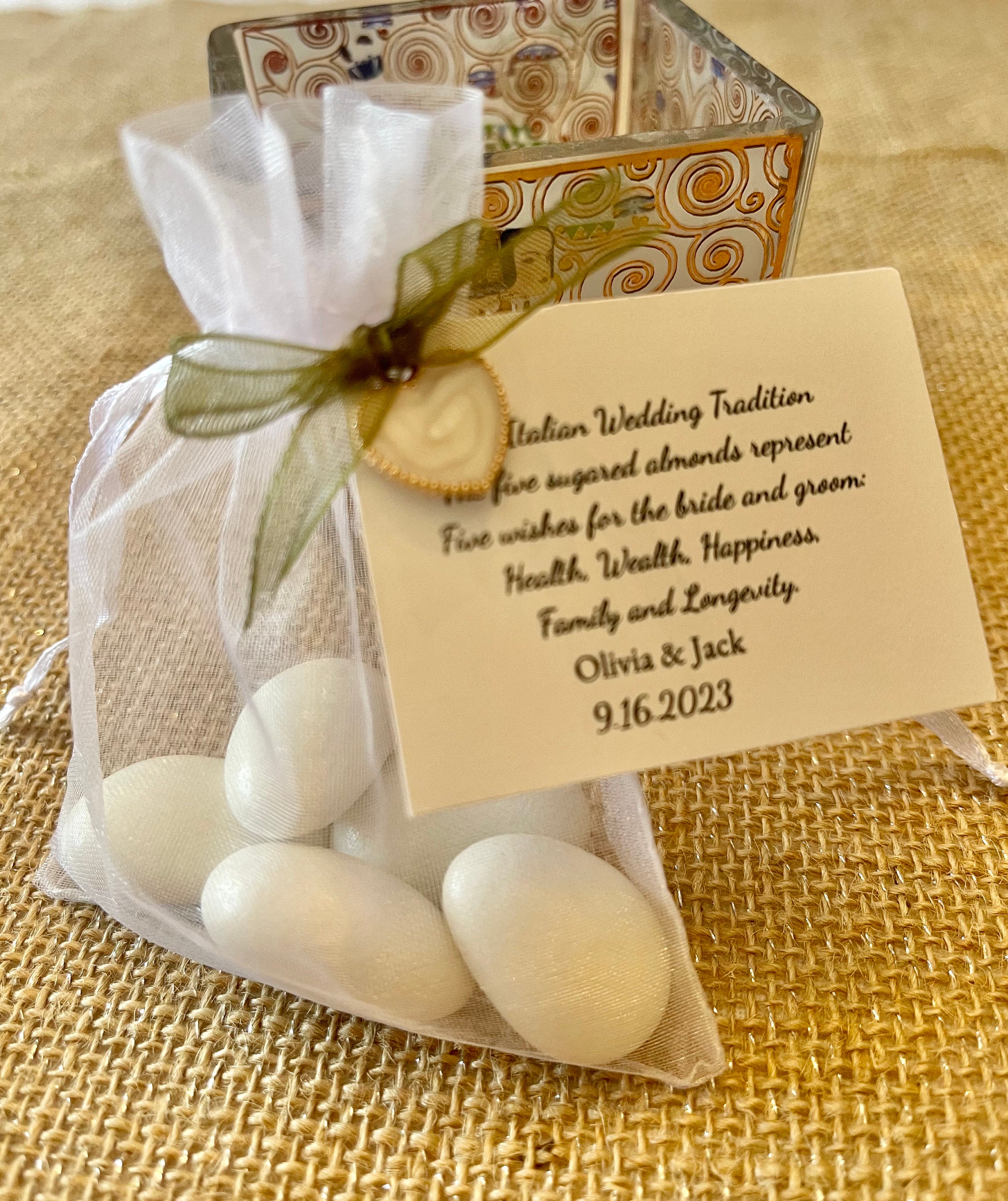 Wedding Favoritalian and Greek Confettijordan Almonds With Heart