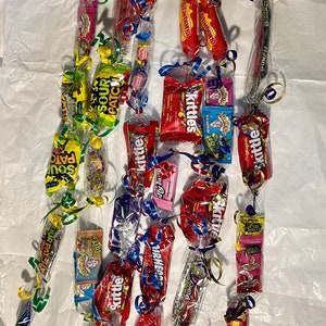 Candy Necklace/Candy Lei/Graduation/Birthday/kids/adults/Goody Bag