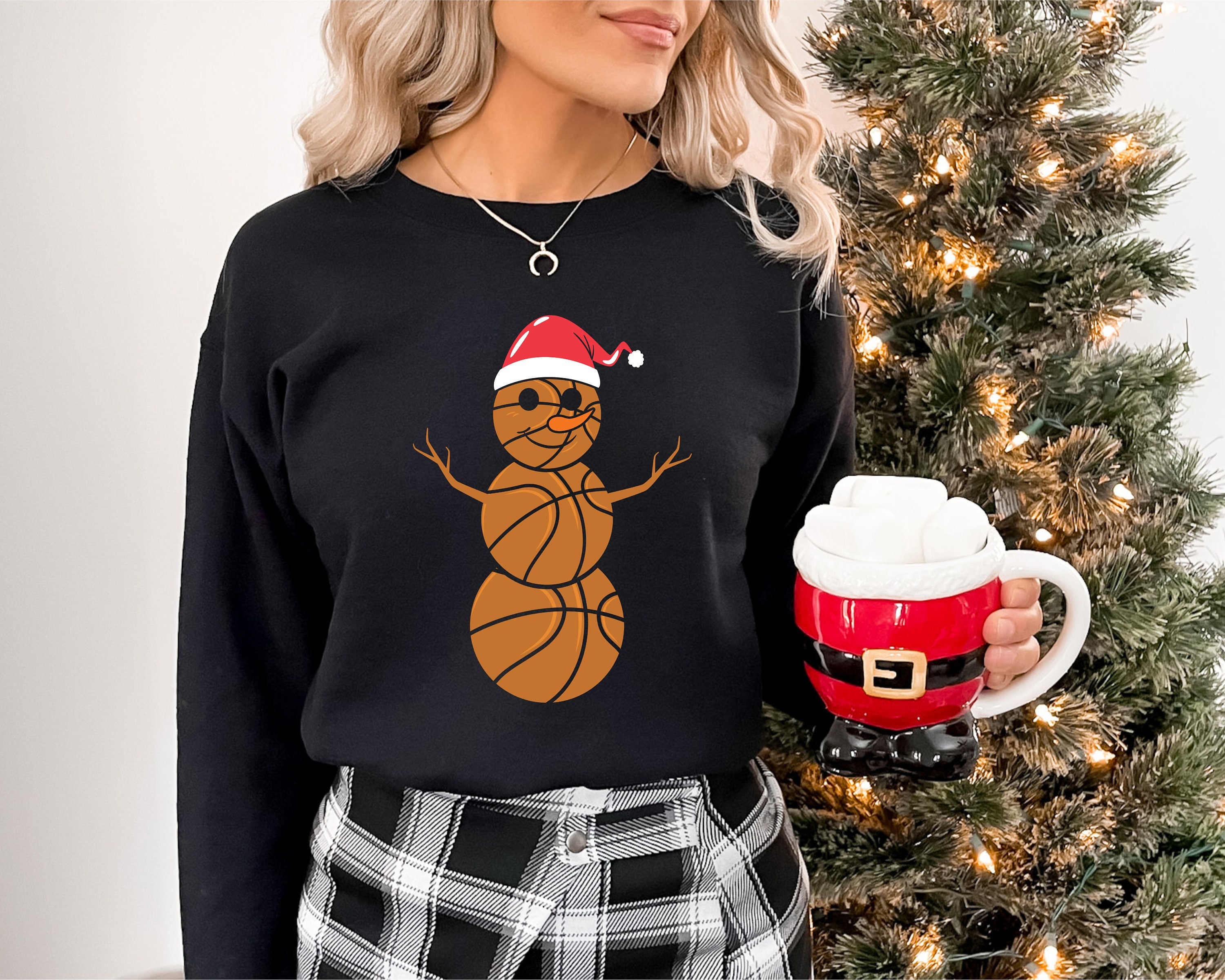 Basketball christmas sweater sale