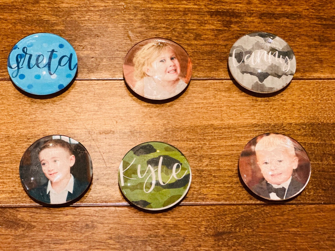 Strong Magnet Custom Personalized Magnets 1.5 Inch Very Strong Personalized Sports School ...