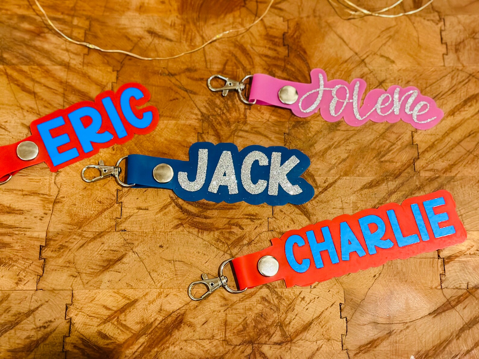 Personalized Name Key Chain Jelly Key Chain Name Key Fob Etsy