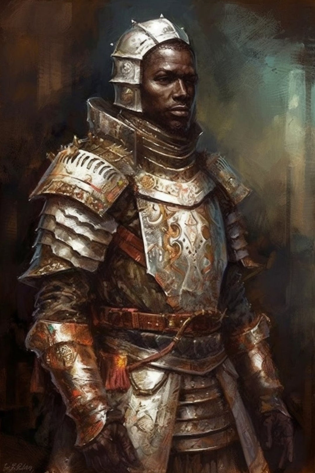 Chivalry Reimagined: the African Knight Templar - Black Art, African ...