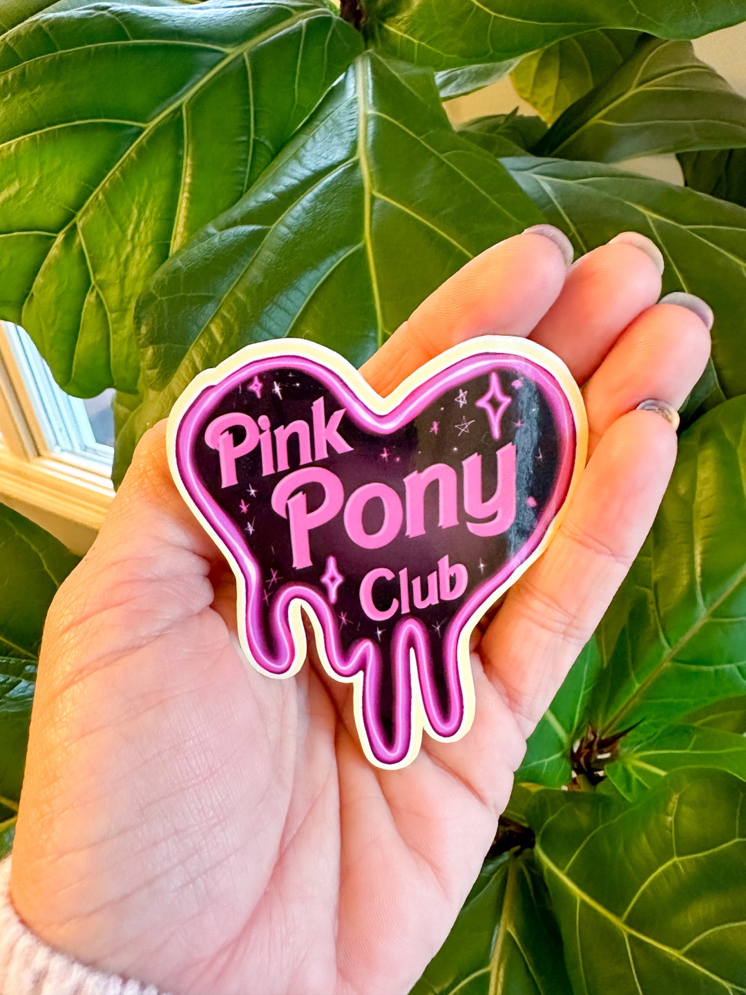 Pink Pony Club Sticker Etsy