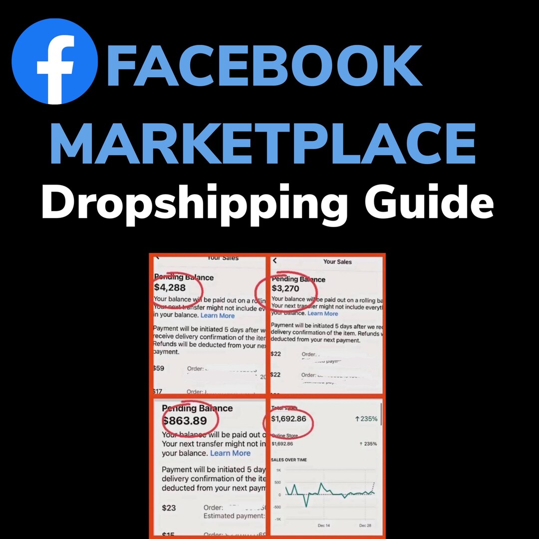 How to Facebook Marketplace Dropshipping Money Making Etsy