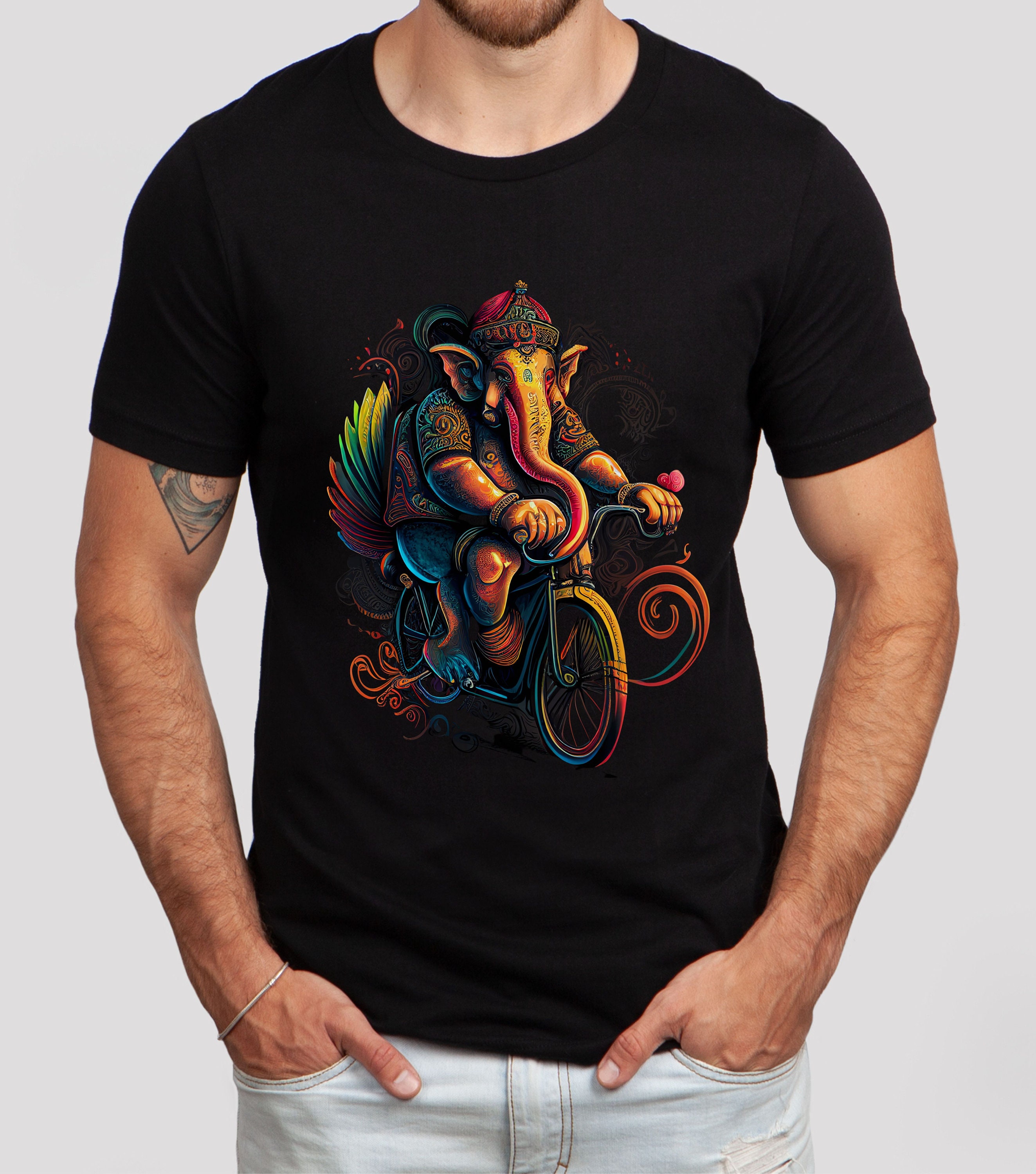 Ganpati t sale shirt print