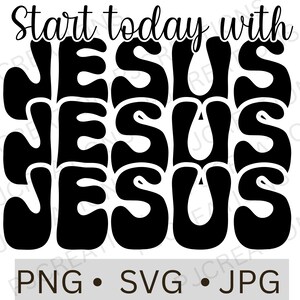 Beginnen Sie noch heute mit Jesus SVG PNG, Christian SVG Png, Retro Jesus Sublimation, Groovy Jesus SVG, Groovy Christian Sublimation, Faith SVG, Jesus