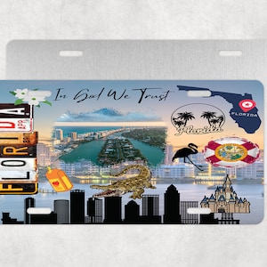 Florida License Plate, Florida Car Plate,State License Plate, Florida,License Plate,Car Accessories,Car License Plates