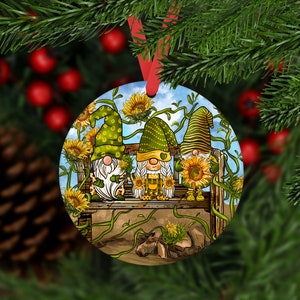 Christmas Gnomes Ornament,Gnomes Car Coaster,Gnomes Ornaments,Christmas Ornament,Ornament