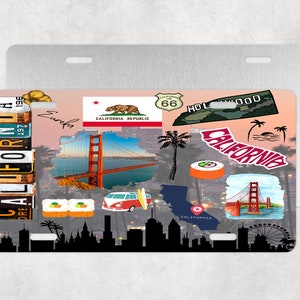 California License Plate, California Car Plate,State License Plate, California,License Plate,Car Accessories,Car License Plates