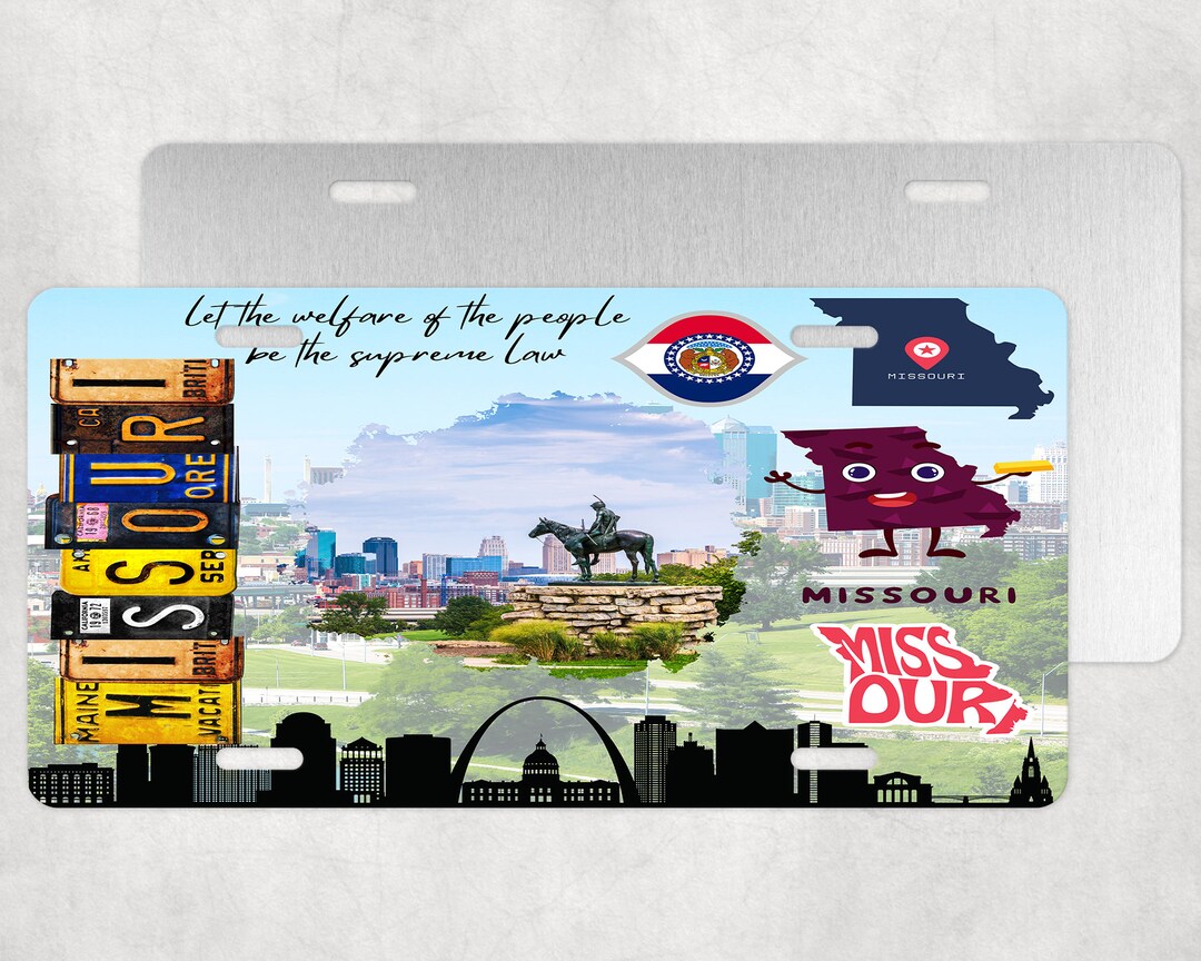 Missouri License Plate, Missouri Car Plate,state License Plate, Missouri,license Plate,car