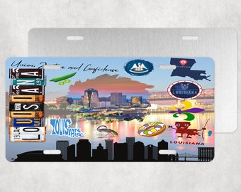 Louisiana License Plate, Louisiana Car Plate,State License Plate, Louisiana,License Plate,Car Accessories,Car License Plate