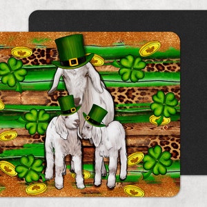 St Patricks Day Goats Mousepad ,St Patricks Day Goats,Mousepad