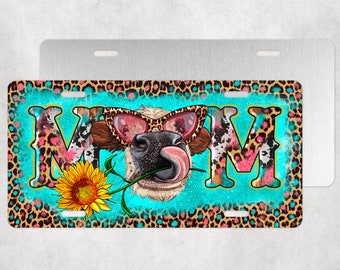 Mom Heifer License Plate,Western License Plate,Mother's Day License Plate,Heifer License Plate,License Plate