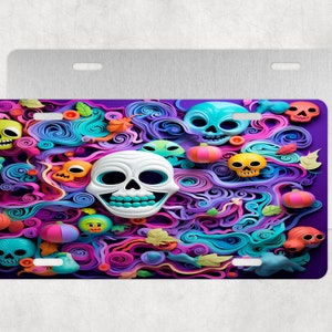 Halloween Ghosts License Plate,Halloween License Plate,Hallowen Ghosts, Ghost Plate,License Plate,Car Accessories
