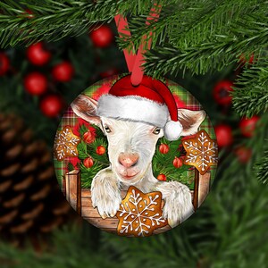 Christmas Baby Cashmere Goat Ornament,Baby Cashmere Goat Car Coaster,Baby Cashmere Goat Ornaments,Ornament