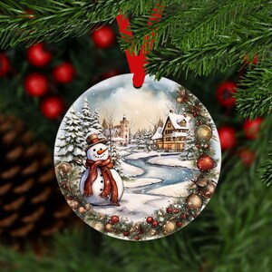 Christmas Snowman Ornament,Christmas Snowman,Snowman Ornaments,Christmas Ornament,Ornament,Gift For Christmas