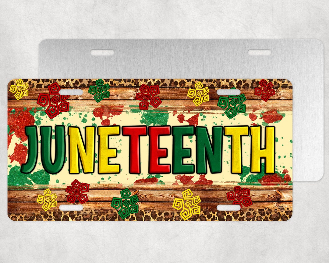 License Celebrating 1865,emancipation Plate