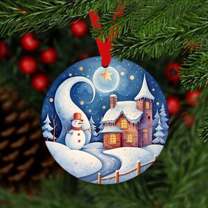 Christmas Snowman Ornament,Christmas Snowman,Snowman Ornaments,Christmas Ornament,Ornament,Gift For Christmas