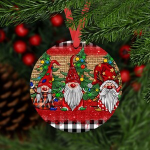 Christmas Gnomes Ornament,Gnomes Car Coaster,Gnomes Ornaments,Christmas Ornament,Ornament