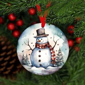 Christmas Snowman Ornament,Christmas Snowman,Snowman Ornaments,Christmas Ornament,Ornament,Gift For Christmas