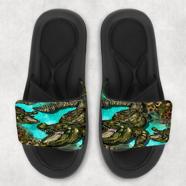 Alligator Slide Sandal,Alligator,Slide Sandal