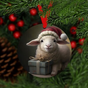 Christmas Baby Sheep Ornament,Baby Sheep Car Coaster,Baby Sheep Ornament,Ornament,Gift For Christmas