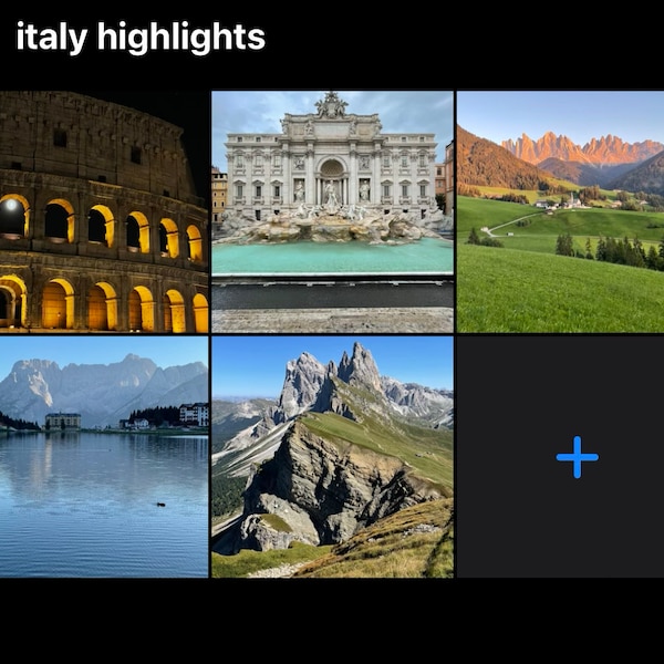 italy highlights digital images [smartphone wallpaper or digital print set of 5]