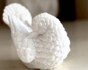 1960s Vintage Alabaster Dove | Santini Italy |French Country | Modern Farmhouse decor | Bride gift