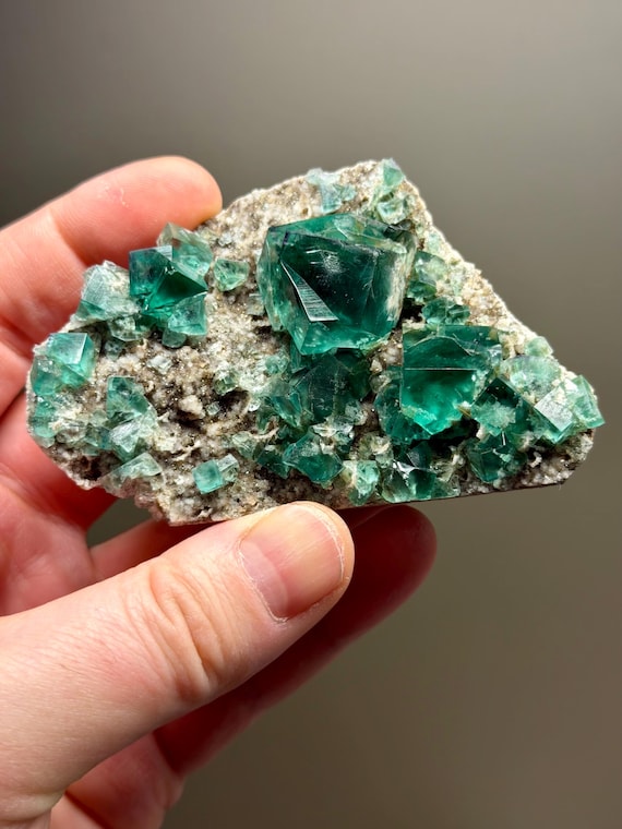 Fluorite, Pocket 42, Diana Maria Mine, Rogerly Quarry County