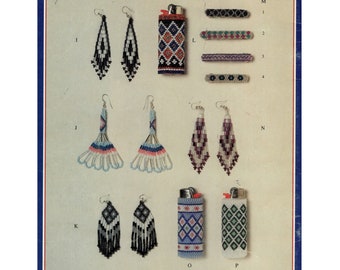 Bead Weaving Pattern Book Beading Seed Beads Beadwork Making Patterns Digital Download