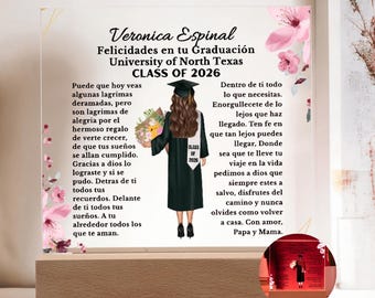 Personalized Graduation Gifts for Daughter Graduation Keepsake Graduation Gift for Granddaughter Graduation Plaque Graduation Gift For Her