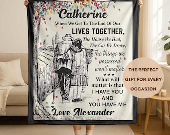 Personalized Gift For Wife Blanket Gift For Wife Birthday Gift For Wife From Husband Wife Gift For Husband Anniversary Gift For Husband