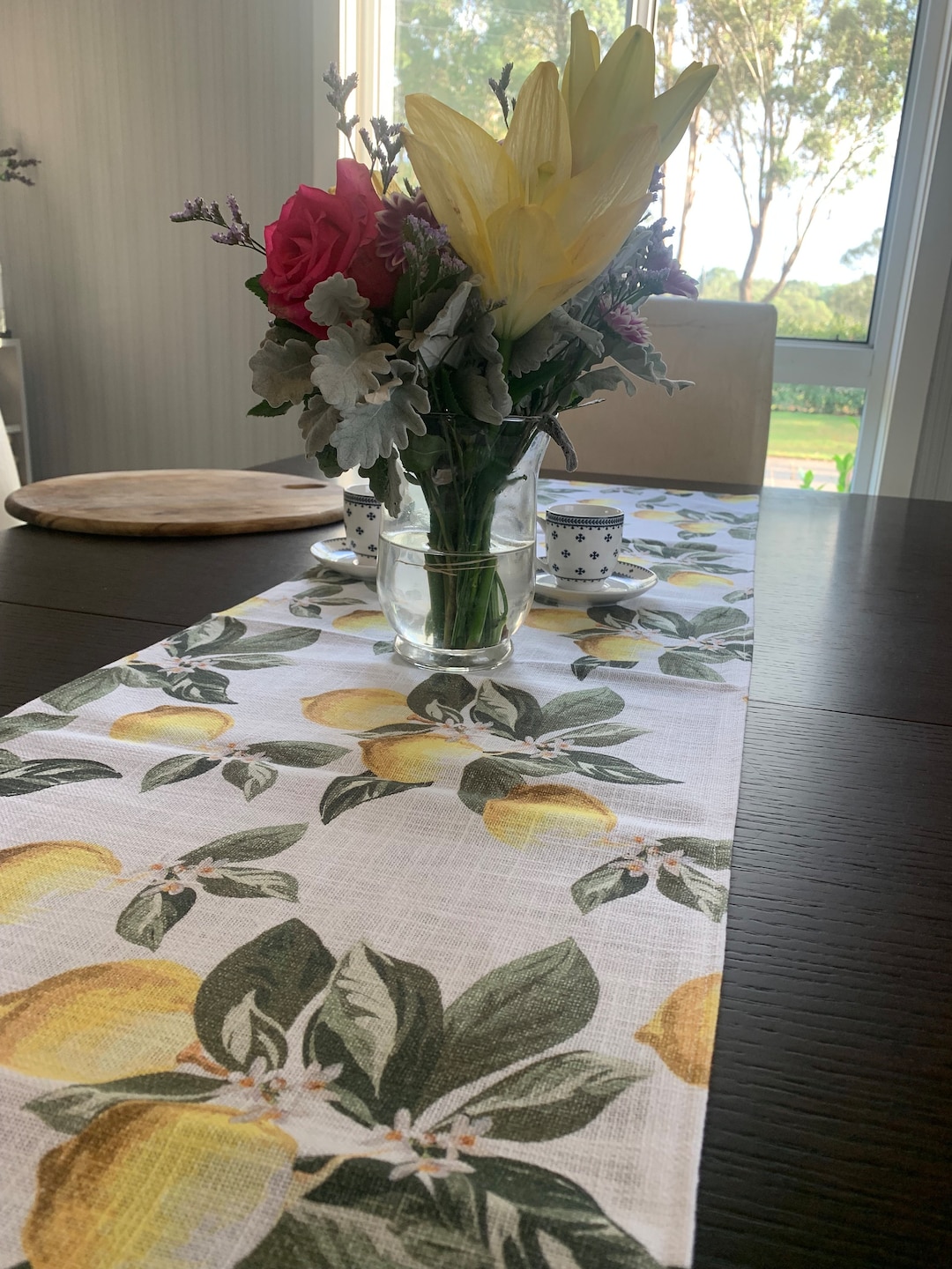 Lemon Table Runner / Amalfi Table Runner Etsy