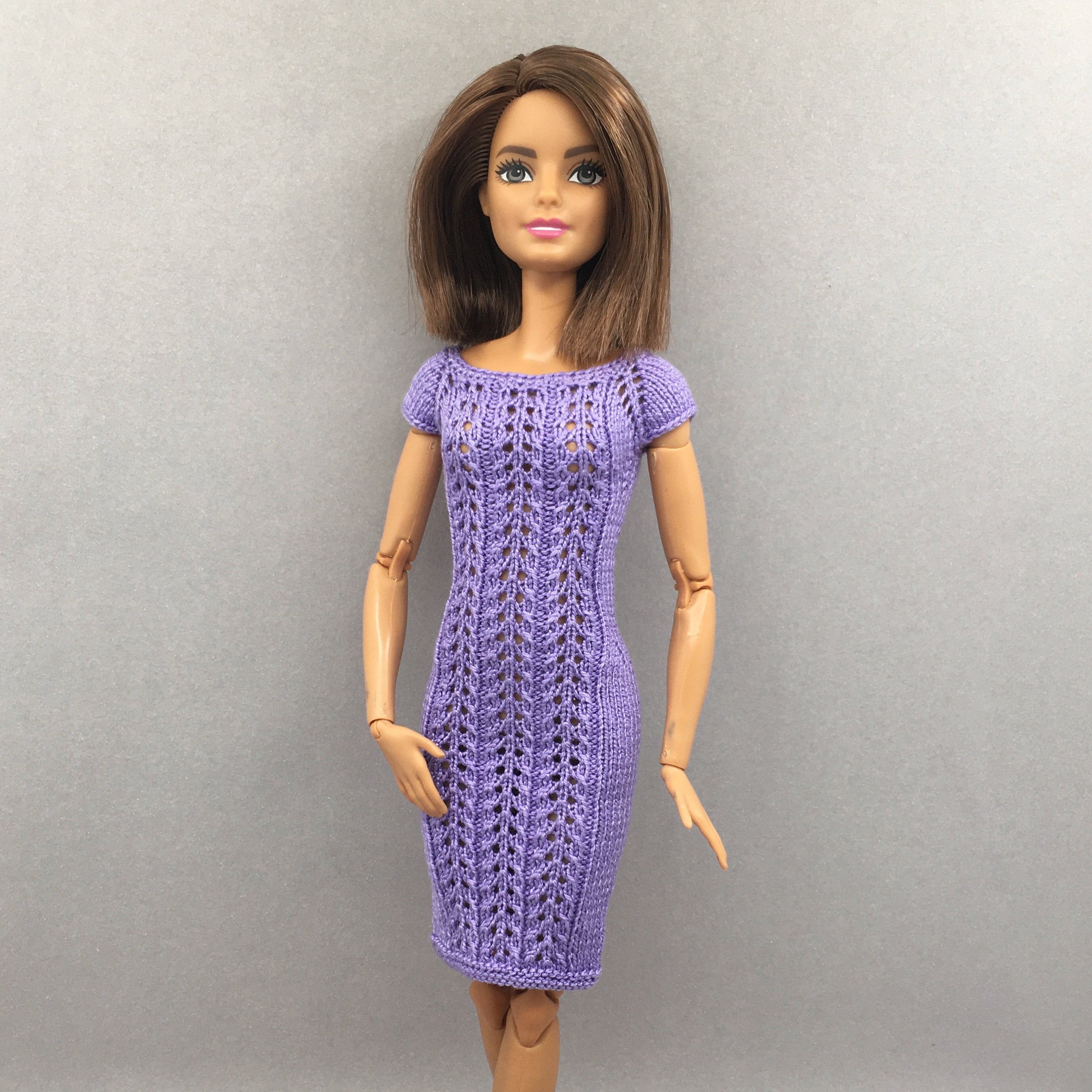 Dress Knitting Pattern for Barbie Doll 115 Inch Doll Etsy UK