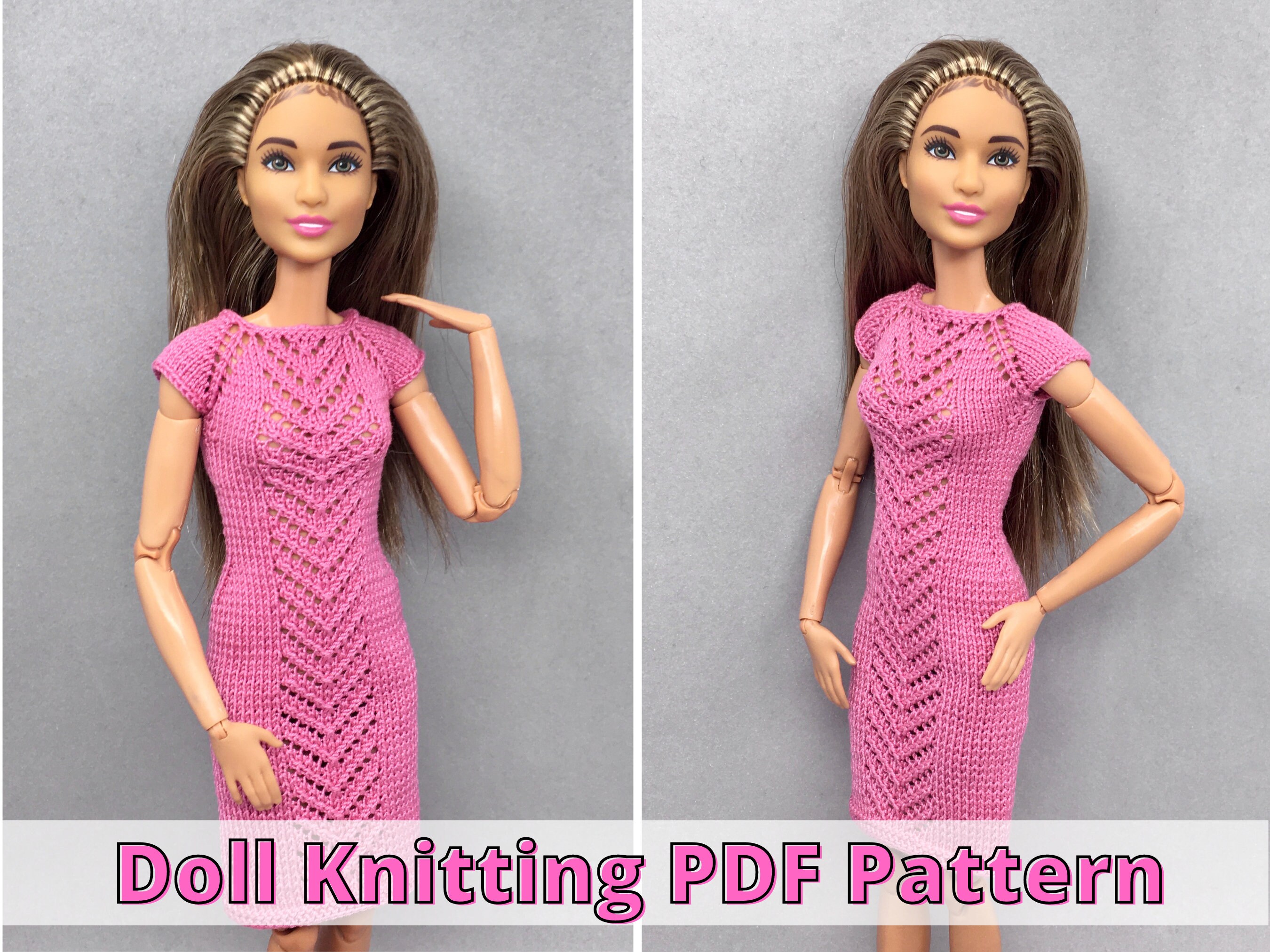 Knitted clothes outlet for barbie dolls